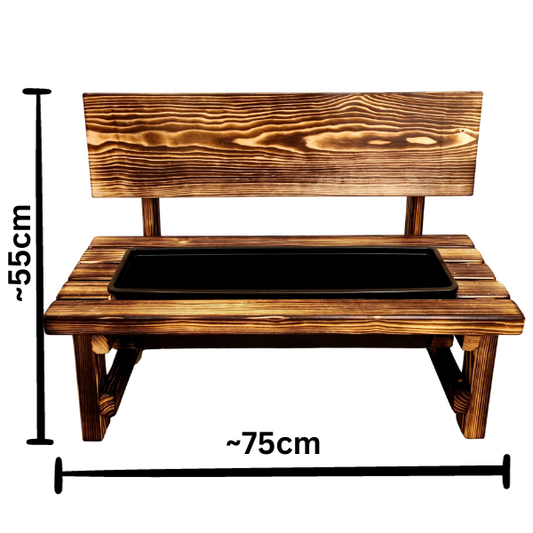 Blumenbänkchen - Blumenbankerl personalisiert ca. 75x60cm