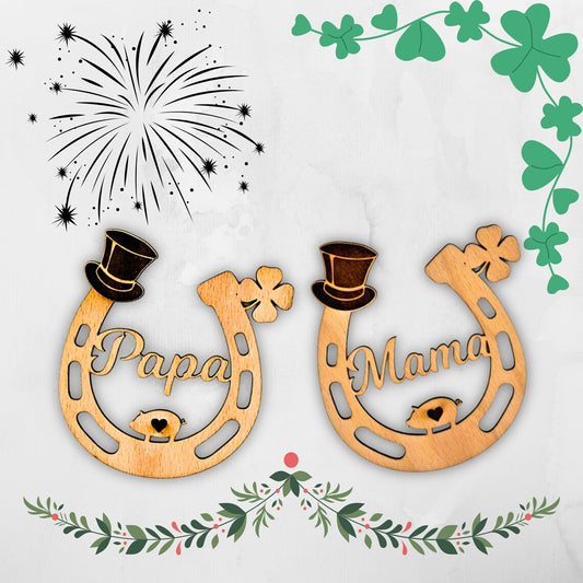 Glücksbringer personalisiert Silvester mit Name