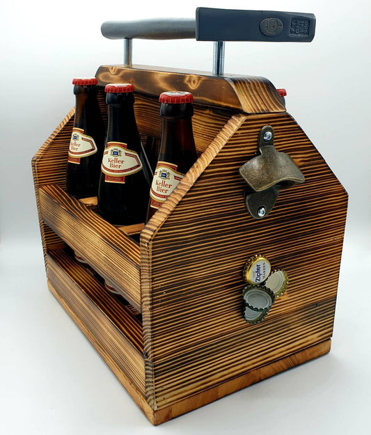 Biertragerl Sechserträger personalisiert mit Öffner